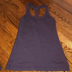Purple racerback lululemon tank